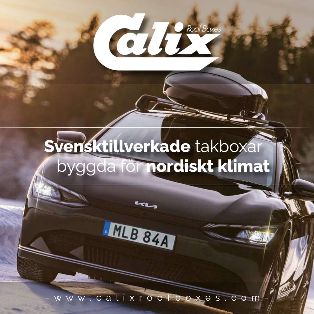 Banner för Calix Roof Boxes - Tillverkare av takboxar och skidboxar