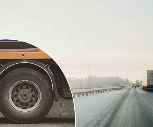 Gäller lagen om vinterdäck för tunga fordon